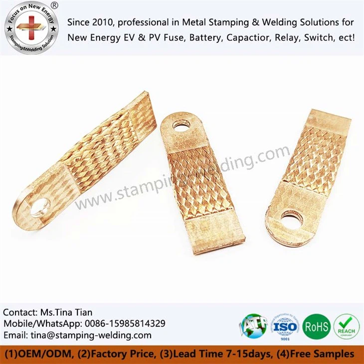 Copper Flexible Braided Custom Connectors