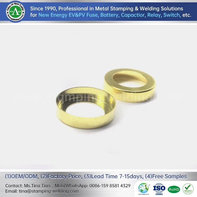 Brass Fitting Cap For EV Fuse Brass Fitting Cap For EV Fuse