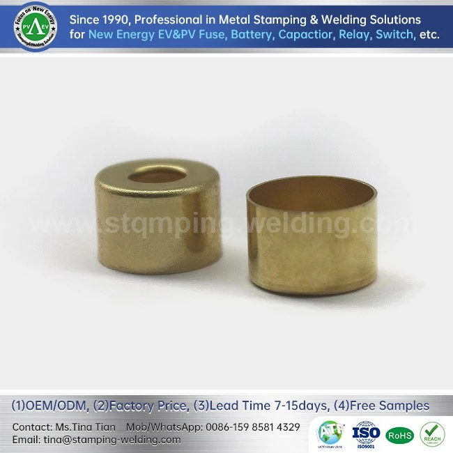 PV Fuse Brass Terminal Cap