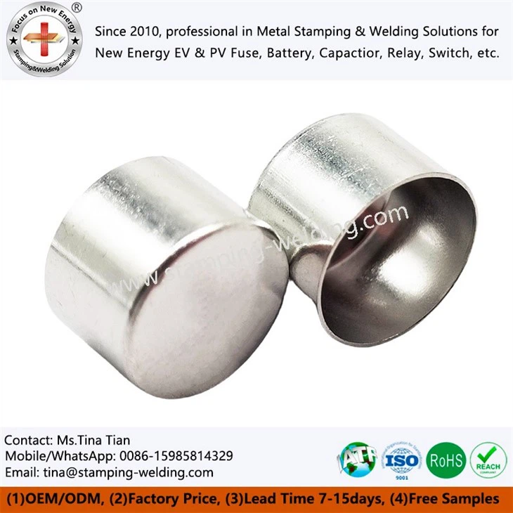 Nickel-plated Outer Cap for PV Fuse