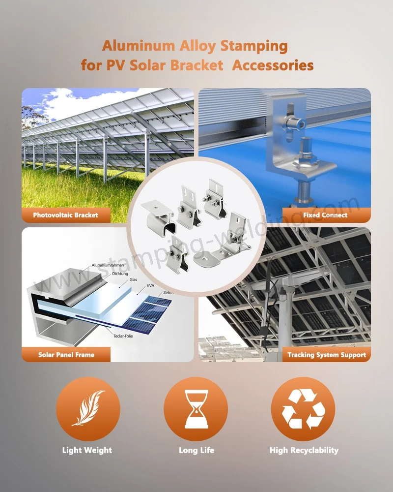 Applications of Aluminum photovoltaic bracket accessories Applications of Aluminum photovoltaic bracket accessories