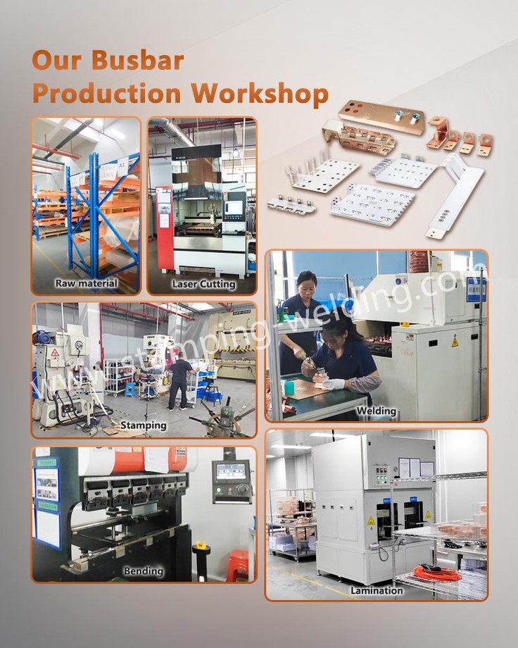 Our Multilayer Copper Foils Flexible BusBarsProduction Workshop Our Multilayer Copper Foils Flexible BusBarsProduction Workshop