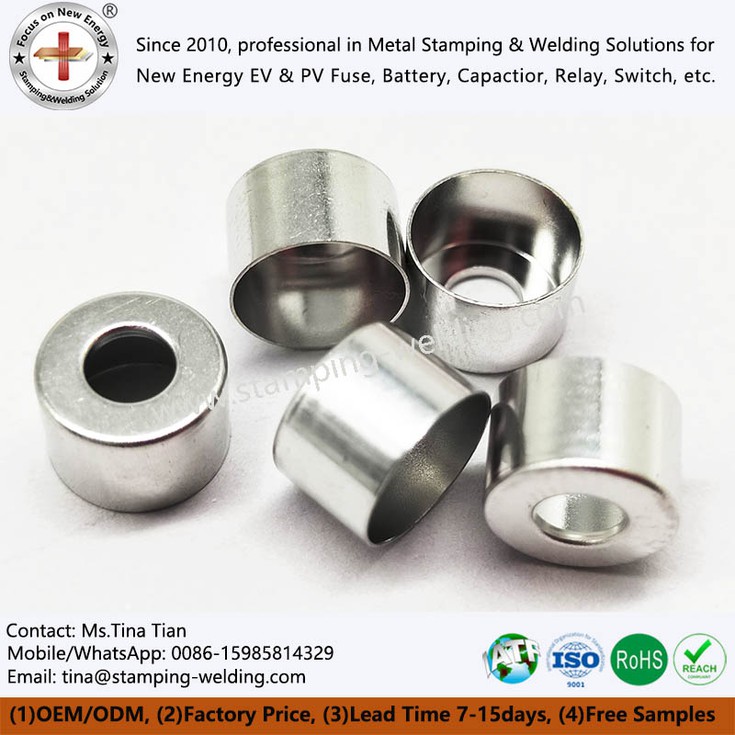 Tin-plated Copper Outer Caps Tin-plated Copper Outer Caps