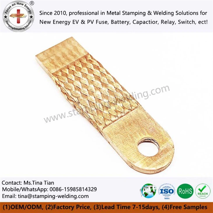 Bus bar of Copper Braided Wire