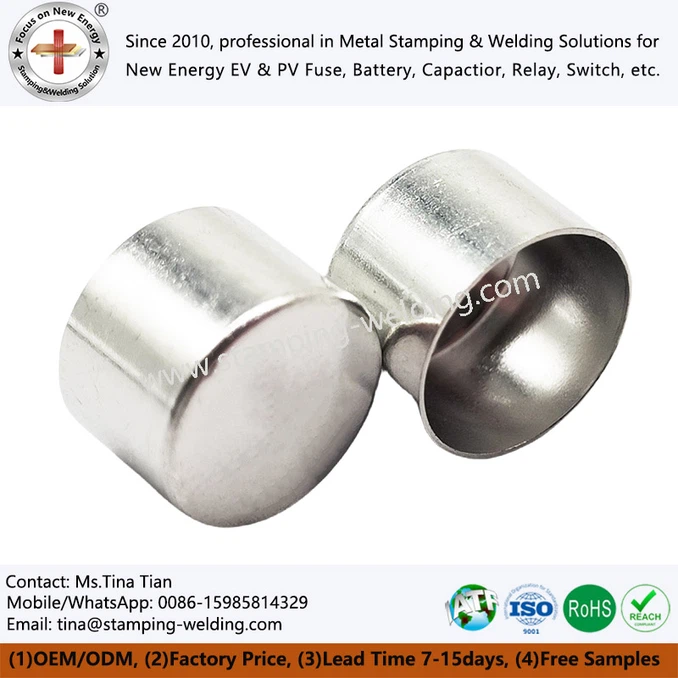 Nickel-plated Outer Cap for PV Fuse Nickel-plated Outer Cap for PV Fuse