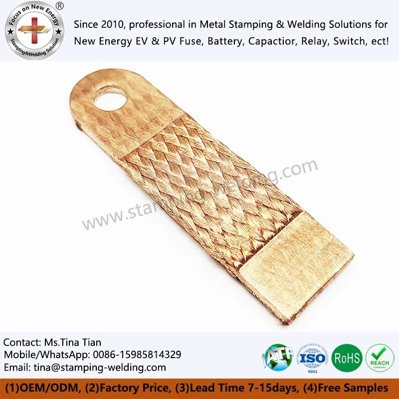 Braided Flexible Copper Connectors Braided Flexible Copper Connectors