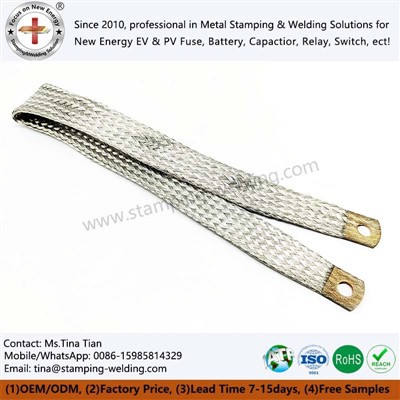 Bariau bysiau hyblyg gyda therfynell fetel