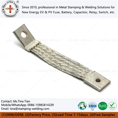 Dargludol Hyblyg Tun Plated Copr Plethedig Wire Connector
